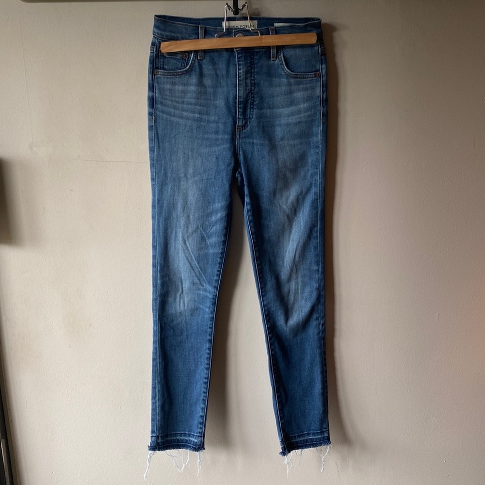 Denim Forum Lola high rise skinny crop